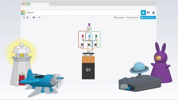 חלק ראשון – הכירות עם רכיבי אלקטרוניקה – TINKERCAD